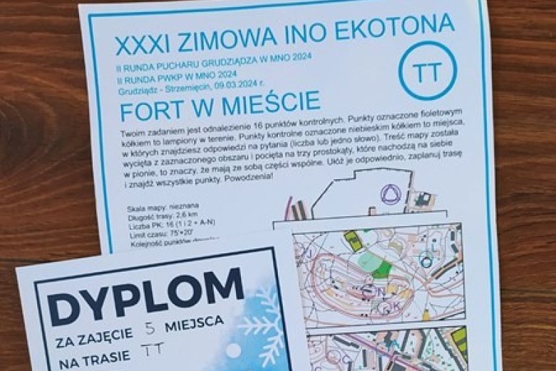 XXXI Zimowa InO Ekotona 2024 w Marszach na Orientację