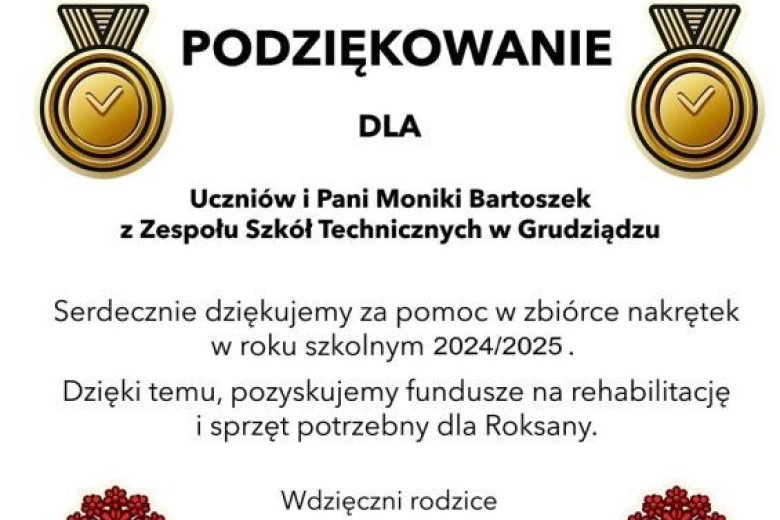 Podziękowanie