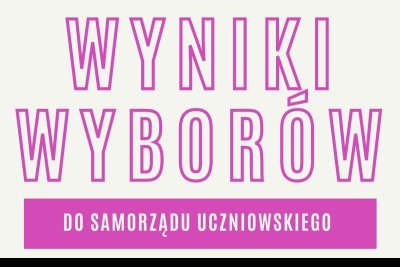 Wyniki wyborów do Samorządu Uczniowskiego