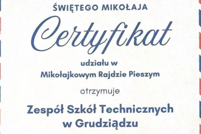 Mikołajkowy Rajd Pieszy